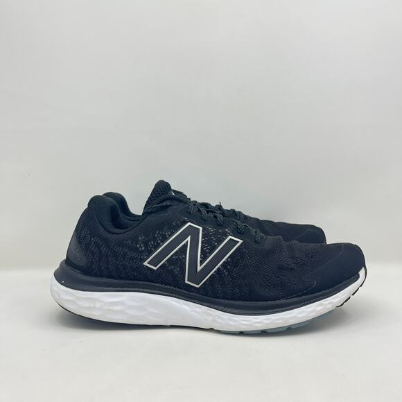 New Balance Fresh Foam 680v7 Black Lace Up Running Shoes M680LB7 Men's Size 11 - Picture 1 of 14